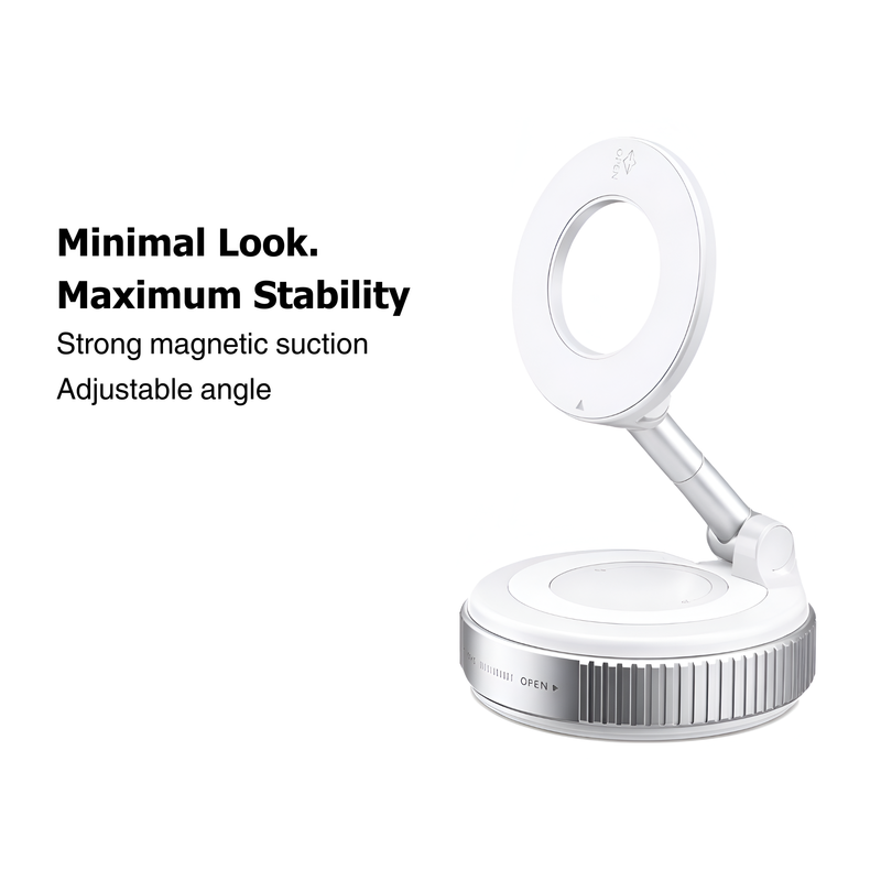 Ultra-stable magnetic car phone holder with strong magnetic suction and adjustable angle